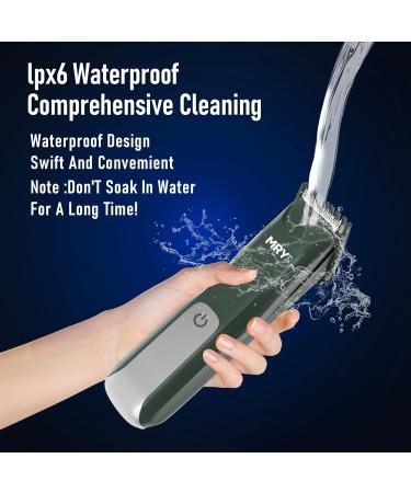 MRY Groin Trimmer for Men & Women - IPX6 Waterproof USB Charging Ceramic Blade - Ultimate Body & Facial Grooming in Ash Black - Buy Online on GoSupps.com
