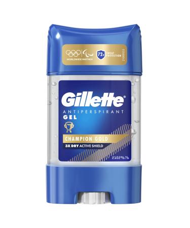 Gillette Antiperspirant Gel 70 ml - Champion Gold Citron vert 1 count (Pack of 6)