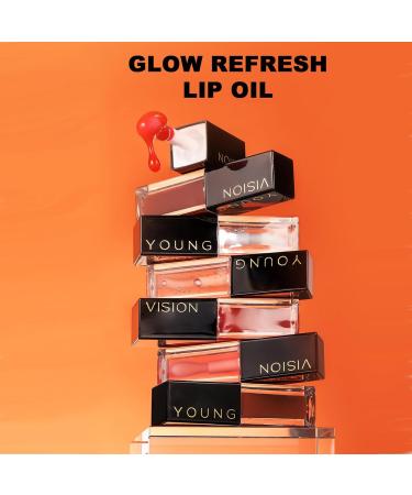 Mirror Lip Oil Set - 4PCS No-Sticky Gloss Lip Balm Nourishing Transparent Tinted Lip Care & Long Lasting Shine for Women - Buy Online on GoSupps.com