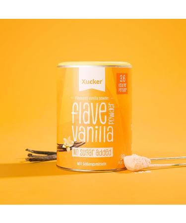 Xucker Vanilla Flavor Powder 120g - Sugar-Free Aspartame-Free Sucralose-Free Natural Flavoring for Food & Drinks - Enhance Your Culinary Creations - Buy Online on GoSupps.com
