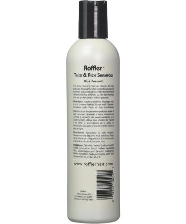 Roffler Thick & Rich Blue Shampoo 10.1oz | Premium Roffler Blue Shampoo for Healthy Hair | International Shipping Available - Buy Online on GoSupps.com