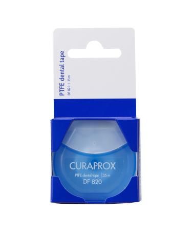 Curaprox Dental Tape DF 820 PTFE dental tape for narrow gaps coated tear-resistant 35 m 35.00 m (1 pack)
