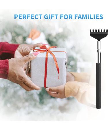 Marvolia 4 Pack Back Scratchers Telescoping Metal Back Scratcher for Adults with Odorless TPR Rubber Grip - Multi-Colored - Buy Online on GoSupps.com