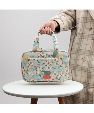 Home Sewing Kit Organizer Bag - Green Empty Case for Yarn, Needles, Hooks & Thread - DIY Craft Supplies Storage - Buy Online on GoSupps.com