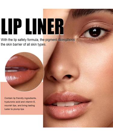 Pakivs 3 Pack Removable Lip Liner - Peel-Off Pencil Tattoo - Long Lasting - Waterproof Matte Lip Pencil - With Hyaluronic Acid and Vitamin E - For Women - Buy Online on GoSupps.com