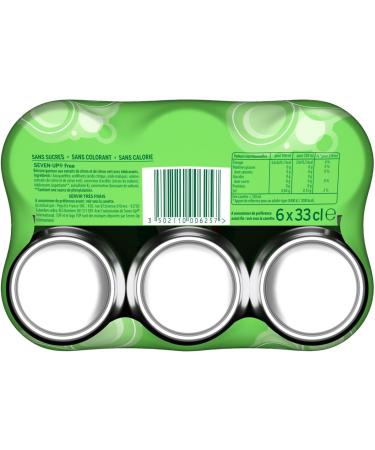 7UP Free Sans Sucres Citron & Citron Vert Canette 6 x 33 cl - Buy Online on GoSupps.com