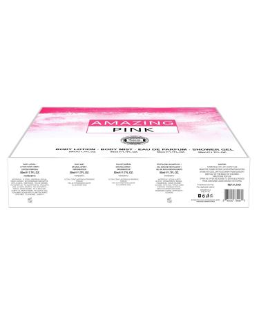 HyBrid & Company Amazing Pink 4Pcs Gift Set For Women 50ml-Perfume&50ml-Mist&50ml-Bodylotion&50ml-Shower Gel Choice Chilanel - Buy Online on GoSupps.com