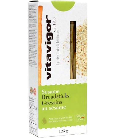 Vitavigor Sesame Breadsticks 125 Grams 125 g (Pack of 1) - Buy Online on GoSupps.com