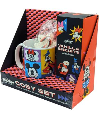 Hot Chocolate Gift Set - Mickey & Friends Character Cosy Set - Ceramic Mug Hot Chocolate Mix & Vanilla Biscuits Candy Cane & Marshmallow - Christmas Hot Chocolate Gift Set For Kids (Vanilla) - Buy Online on GoSupps.com