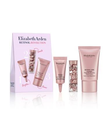 Elizabeth Arden Retinol + HPR Ceramide Rapid Skin Renewing Anti-Aging Face Serum Capsules Fine Lines & Wrinkles Treatment with Peptides Vitamin E & Niacinamide 1 Count