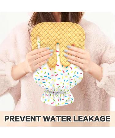Naanle Ice Cream Heat Bottle - 2L Transparent Warm Water Bottle for Pain Relief & Hot/Cold Therapy | Bed Hand & Feet Warmer - Buy Online on GoSupps.com