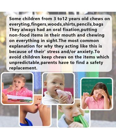 Caetroid Sensory Silicone Block Teething Ring for Children with ADHD & Autism | Biting Relief & Speech Therapy Aid - Buy Online on GoSupps.com