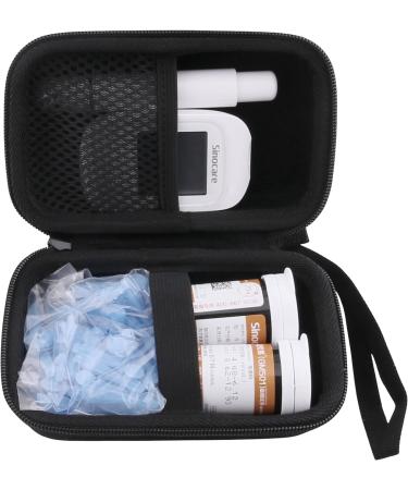 Hard EVA Carrying Case for Care Touch/KETO MOJO/CareSens Blood Glucose Monitor Kit - Diabetes Testing Kit Case - Small Size - Buy Online on GoSupps.com