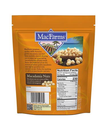 MacFarms Dry Roasted Macadamia Nuts 24 OZ (2 Pack) | Premium Sea Salt Flavored Nuts from Hawaii - Healthy Snack - 24 Ounce (Pack of 2) - Buy Online on GoSupps.com