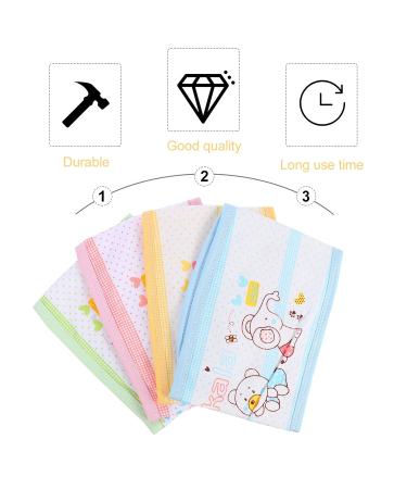 HEALLILY Baby Belly Button Band 4pcs - Cotton Umbilical Cord Infant Belly Band for Newborns | Cartoon Soft Navel Binder for Babies - Buy Online on GoSupps.com