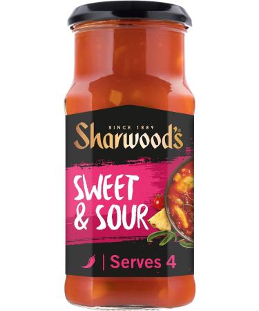 Sharwood's Reduced Sugar Sweet & Sour Cooking Sauce 425g - Delicious and Healthy Option - Buy Online on GoSupps.com