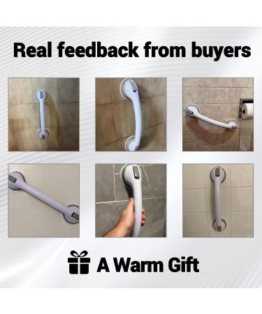 OEXEO 2PCS 16" Grab Bars for Bathroom - Shower Handle - Grab Bars for Bathtubs and Showers - Safety Hand Rail Support for Tub Handicap Elderly Injury Kid Senior Assist Bath Handle - Buy Online on GoSupps.com