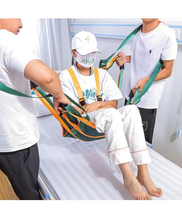 Patient Lift Sling Portable Multipurpose Positioning Bed Pad with Reinforced Handles and Adjustable Shoulder Straps for Patients Going Up and Down The Stairs - Buy Online on GoSupps.com