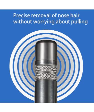 Buy Manual Nose Hair Trimmer for Men - Portable Waterproof & Hypoallergenic Stainless Steel Clip - Buy Online on GoSupps.com