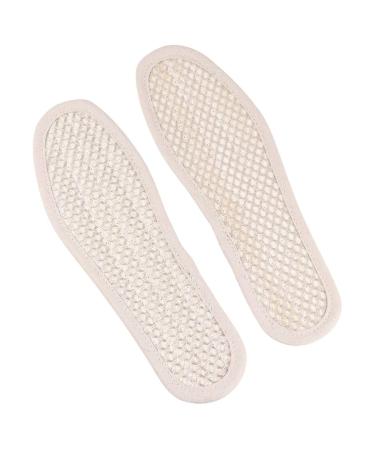 Exceart 1 Pair Insoles Massage Insole Shoes Insoles Absorption Insoles Arch Supportinsoles Breathable Loofah Insoles Bamboo Charcoal Inserts Foot Care Insoles Riding 27*9.5cm