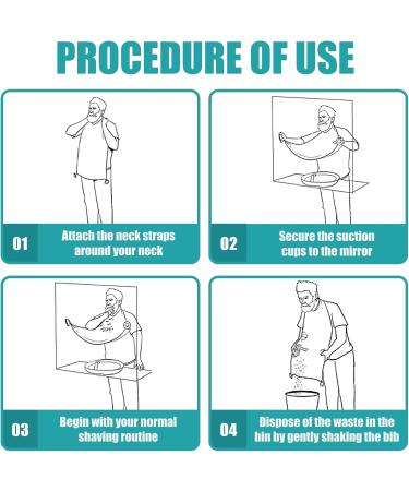 Cut Lotbun Beard Bibs with Suction Cups | Beard Apron for Men | Shaving Haircut & Trim Collection Cloak - Buy Online on GoSupps.com