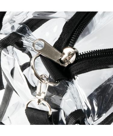 Nanshy Clear Makeup Bag for Artists | Large Travel Organizer with Zipper Handles & Compartments | Durable PVC Storage Solution - Buy Online on GoSupps.com