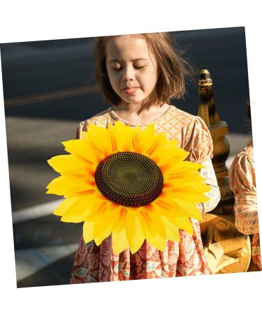 Gadpiparty 2pcs Holding Sunflower in Hand Children Playthings Sunflower Shaped Cloth Sunflower Head Ornaments - Buy Online on GoSupps.com