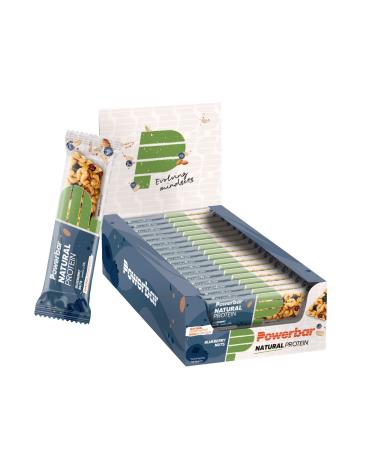 Powerbar - Natural Protein - Blueberry Nuts - 18x40g - vegan protein bar - palm oil free - natural ingredients Blueberry Nuts 18x40g