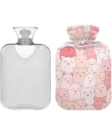 Sweet Pigs Hot Water Bottle - 2L Heat Bottle for Pain Relief & Warmth | Ideal for Neck Shoulders Hands & Feet - Buy Online on GoSupps.com