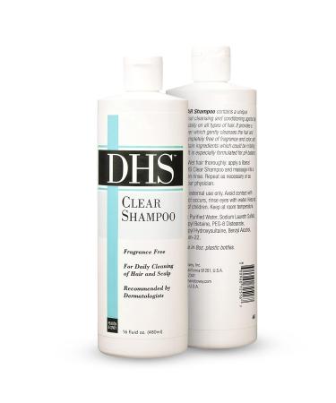 Dhs Clear Shampoo  16 Oz 16 Fl Oz (Pack of 1)