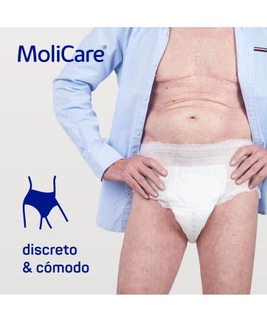 Molicare Premium Mobile Disposable Pants - Incontinence Solutions for Men & Women | Size M (80-120 cm) - 14 Pieces - Buy Online on GoSupps.com