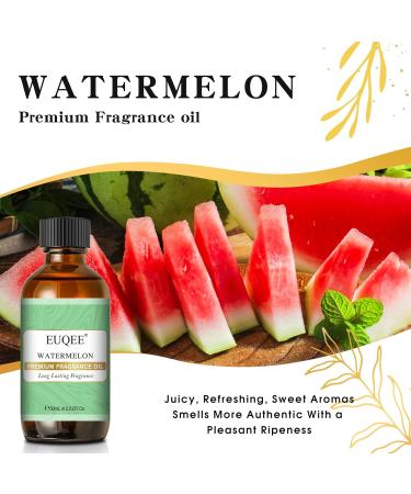 Premium Watermelon Fragrance Oil 60ml - Aromatherapy Essential Oil for Diffusers & DIY Candle Making - Buy Online on GoSupps.com