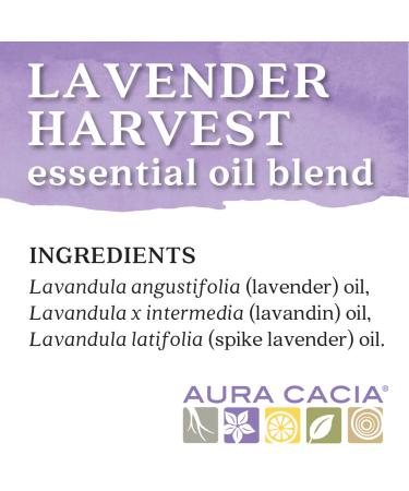 Aura Cacia Lavender Harvest Pure Essential Oil Blend 0.5 fl oz - Pack of 1 - Buy Online on GoSupps.com