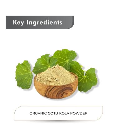 Just Jaivik 100% Organic Gotu Kola Powder 1/2 Pound - 227g - USDA Organic - Centella Asiatica - Also known as Mandupakarni and Brahmi) - Buy Online on GoSupps.com