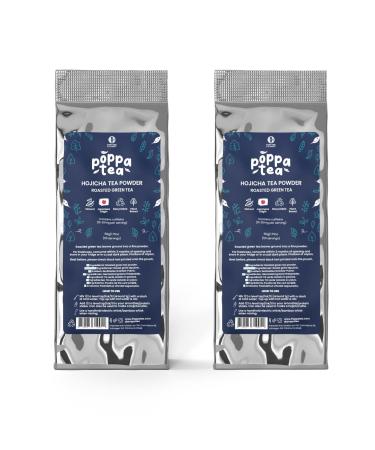 PoppaTea Hojicha Tea Powder by PoppaTea (2 x 50g Bags)