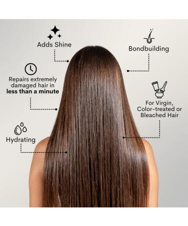 Pallure No. 1 Intense Bond Building Hair Repair Shampoo | Thicker & Fuller Hair with Linseed Oil & Rice Protein | 250ml - International Shipping Available - Buy Online on GoSupps.com