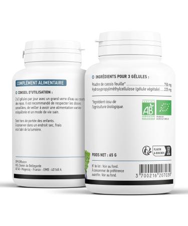 Organic Blackcurrant - 250 mg - 200 vegetable capsules - Buy Online on GoSupps.com