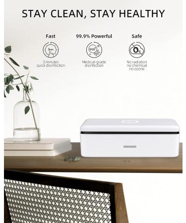 UV-C Light Sanitizer Box for Smartphone, Jewelry, and Household Items - Buy Online on GoSupps.com