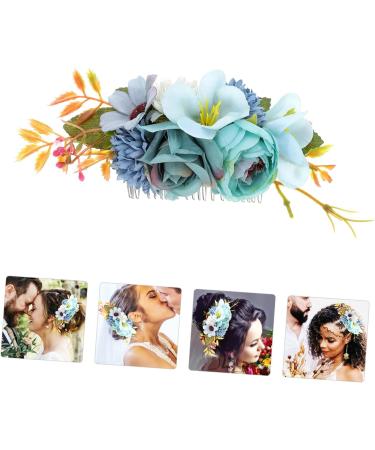 Bridal Comb Prom Headpiece Bridal Headpieces Bridal Hair Accessories Prom Hair Clips Gold Hair Clips Gold Hair Pin Headpiece for Wedding Tiara Decorate Fabric Flower Miss French - Buy Online on GoSupps.com