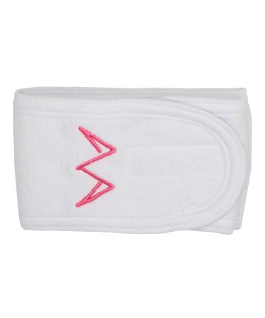Miss Lashes cosmetics headband white - hair band with Velcro fastener hair protection band for facial cleansing microfiber washable & adjustable - 1 piece - Buy Online on GoSupps.com
