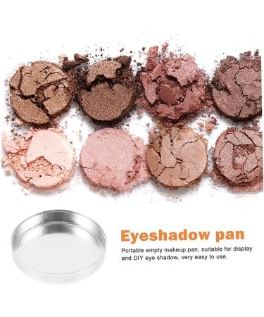  CALLARON 30 Pieces Eyeshadow Pans Empty Makeup Boxes Round Suitable for Eyeshadow Blush Lip Balm Portable Convenient DIY - Buy Online on GoSupps.com