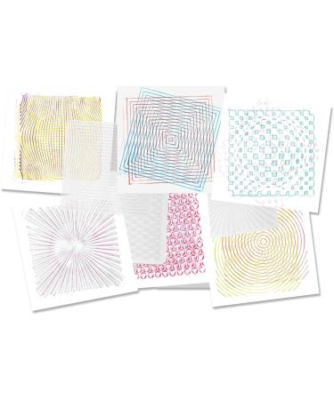 ROYLCO R5841 Optical Illusion 7 by 7-Inch Rubbing Plates 6-Pack - Buy Online on GoSupps.com