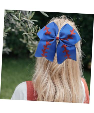 Beatifufu Kids Baseball Bows for Hair Kid Hair Ties Baseball for Kids Hair Clips for Kids Hair Ties for Kids Hair Accessories for Kids Cheerleader Bows Hair Bands Ribbon Woman Girl Ponytail - Buy Online on GoSupps.com