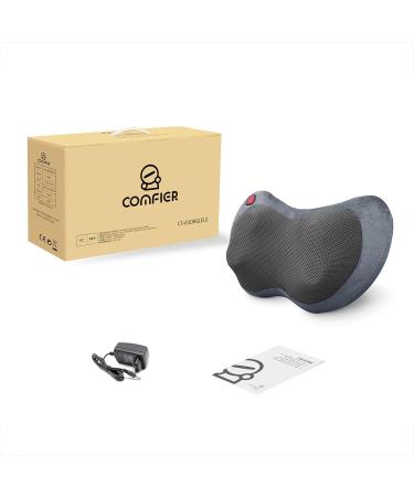 Comfier Shiatsu Neck Massage Device - Heated 3D Rotating Massage Pillow for Neck Shoulder & Back - Ideal Gift for Men Women Mom & Dad - Buy Online on GoSupps.com