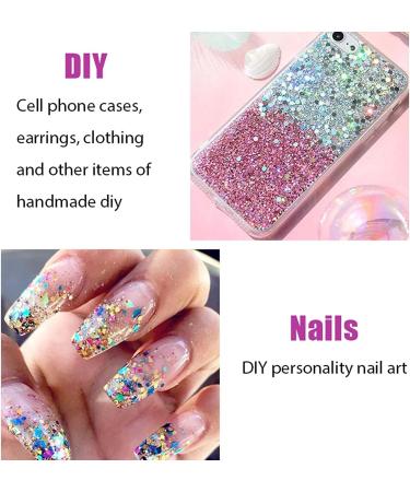  Lenvais Glitter Body Gel - 50ml - Mermaid Liquid Gel Kit - Glitter - Liquid Eyeshadow - Masquerade Festival - Nail Polish - Pink - Buy Online on GoSupps.com