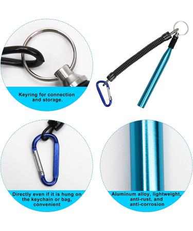 Wacky Rig Tools 2 Pcs with 320 Pcs Wacky O-Rings | Luxiv Fishing Worm Rig Tool Kits | Clip Baits Tools with Keychain - Blue - Buy Online on GoSupps.com