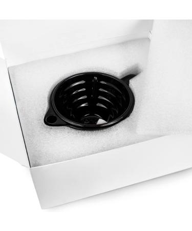 QSHAVE Handmade Black Shaving Scuttle Mug - Large Warm Lather Bowl - Buy Online on GoSupps.com