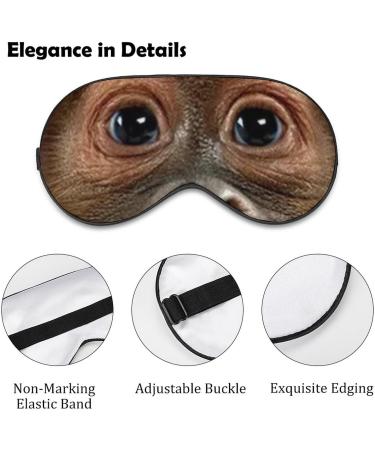 Funny Orangutan Sleep Mask - Adjustable Eye Cover for Men and Women - Blocks Light for Travel and Naps - Buy Online on GoSupps.com