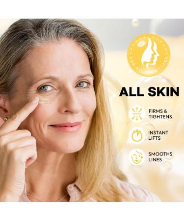 Instant Face Lift Cream: Temporary Face Tightener for Mature Skin (Age 50+) Visibly Firm & Smooth the Look of Wrinkles Fine Lines For Bare Skin Use 2.1 fl oz 2.1 Fl Oz (Pack of 1) - Buy Online on GoSupps.com