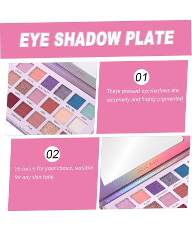 Healeved 1pc 15 15 Colors Eye Shadow Plate Cosmetic Pallet Waterproof Eye Shadow 15 Colors Eyeshadow Powder - Buy Online on GoSupps.com